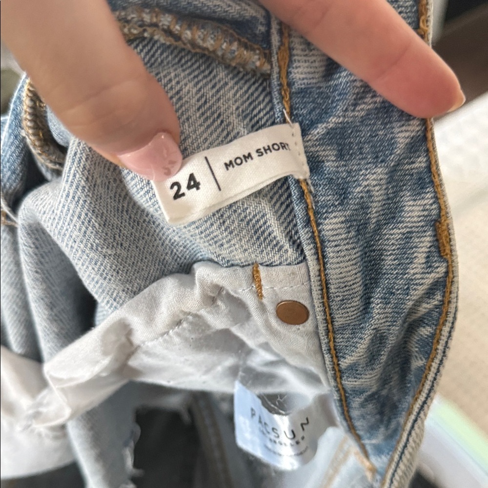 PacSun Light Blue Jean Shorts - Picture 9 of 9